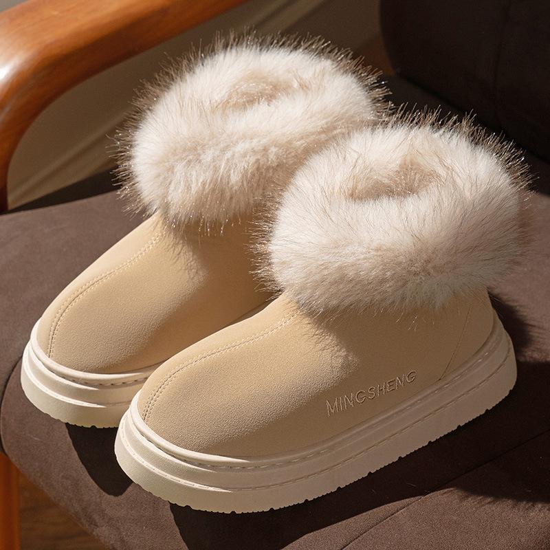 

Хлопковые тапочки зимние домашние волосы теплые сумка каблук обувь нескользящая верхняя одежда бархатные снежные ботинки 40-41 (suitable for 39-40) абрикосовый