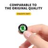 VMAD6 Car Goods 14MM Remote Car Key Stickers Emblem Accessories For Skoda Octavia MK2 MK3 2 3 A7 Fabia Karoq Kodiaq Superb Rapid Kamiq