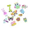 50x Mixed Cartoon Animal 2 Holes Wooden Buttons Sewing Craft Scrapbooking DIY