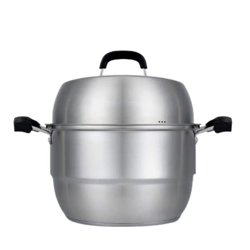 Yingbai 304 Stainless Steel Two-Layer Steamer