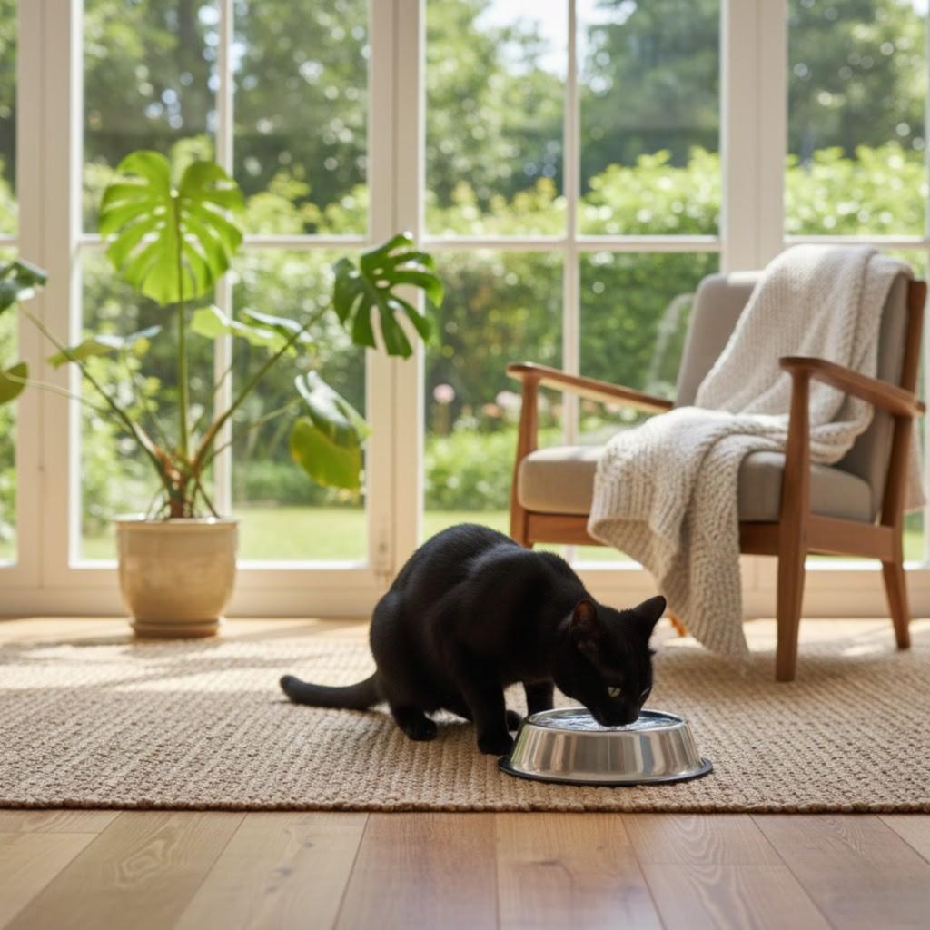 PetJet Stainless Steel Metal Bowl, Non-slip, Rubber, 400 Ml