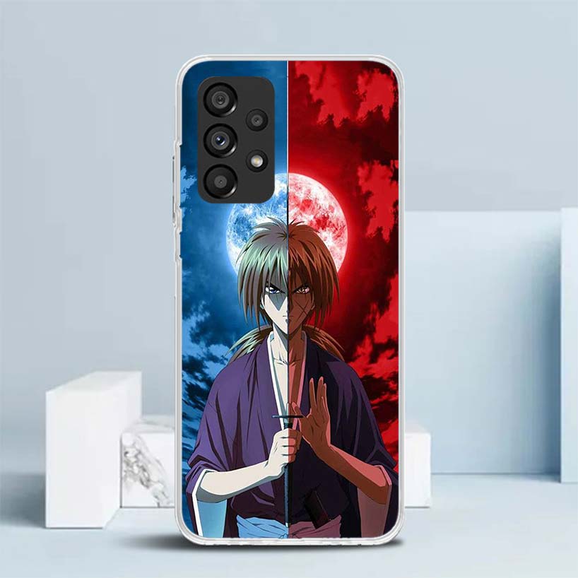 Rurouni Kenshin Anime für Samsung Galaxy A17 A37 A57 A16 A26 A36 A56 A15 A14 A55 Handyhülle A13 A53 A25 A35 A24 A34 A23 A33 Gala