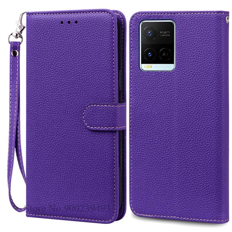 For Vivo Y21 2021 Y21S Deksel Lommebok Flipdeksel For Vivo Y33S Y33T Y32 Y21T Y21E Y21A Y21G VivoY21 Silikondeksel Coque Fundas Etui