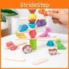 Wooden Animal Stacking Toy With Water Based Paint For Child Development And Parent Child Interaction