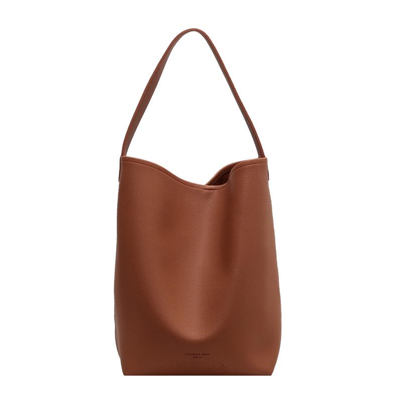 Women's Large Capacity Retro Tote Bag - 2023 Spring/Summer Korean Style Shoulder Bag