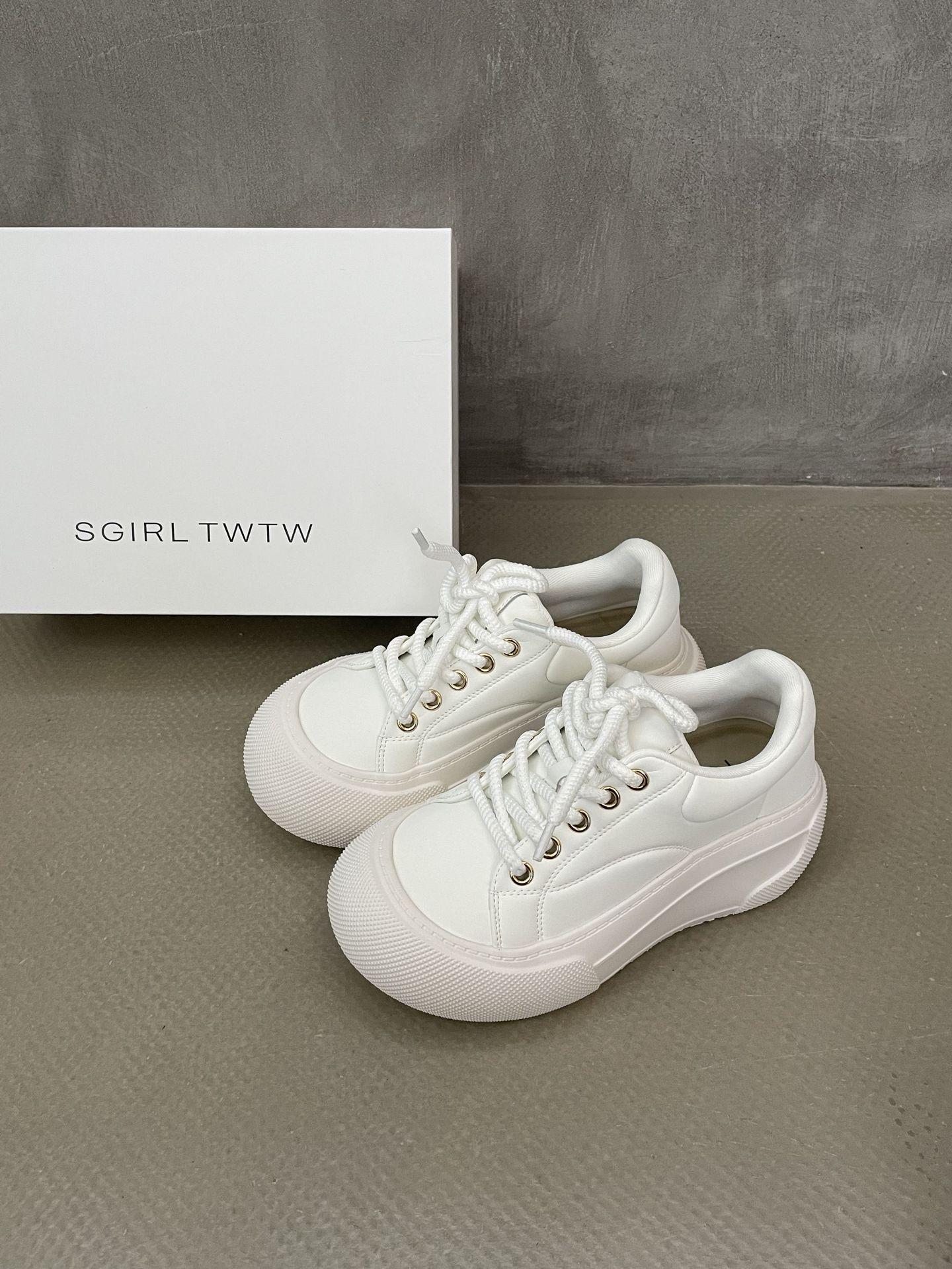 

SGIRL TWTW Женские ретро парусиновые туфли на платформе - Легкие, на толстой подошве, повседневные осенние кроссовки 40 (250)