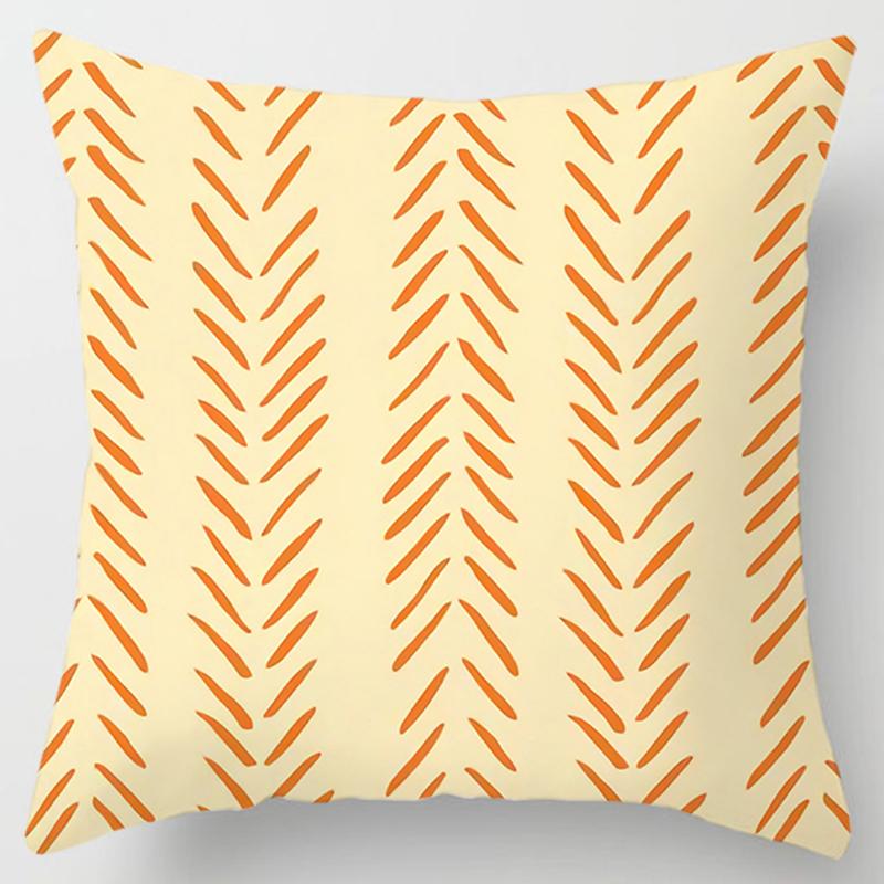Moda Almohada Cuadrada Clásica Barra Vertical, Patrón Geométrico. Coche, Sofá de Sala de Estar, Funda de Cojín, Funda de Almohada