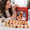 24Pcs/Box Hanging Ornament Dog Ornament Golden Retriever Xmas Pendant Blind Box  Tree Decoration