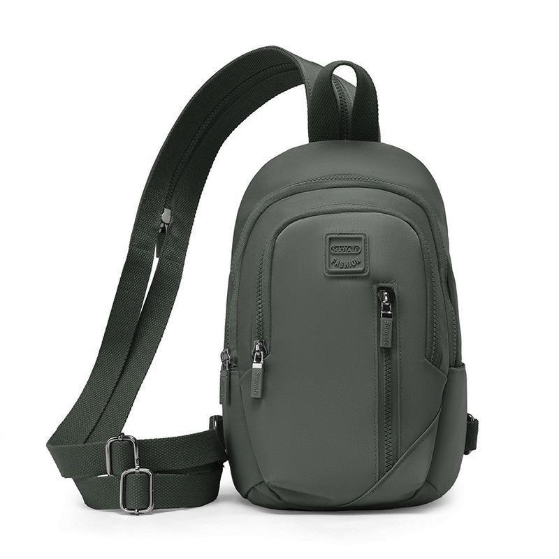 Simple Student Breast Bag Male and Female College Student Sports Messenger Bag Casual Small Backpack Trendy Cool Shoulder Bag