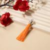 Orange Yellow Tassel Pendant Charm for Bags and Keychains