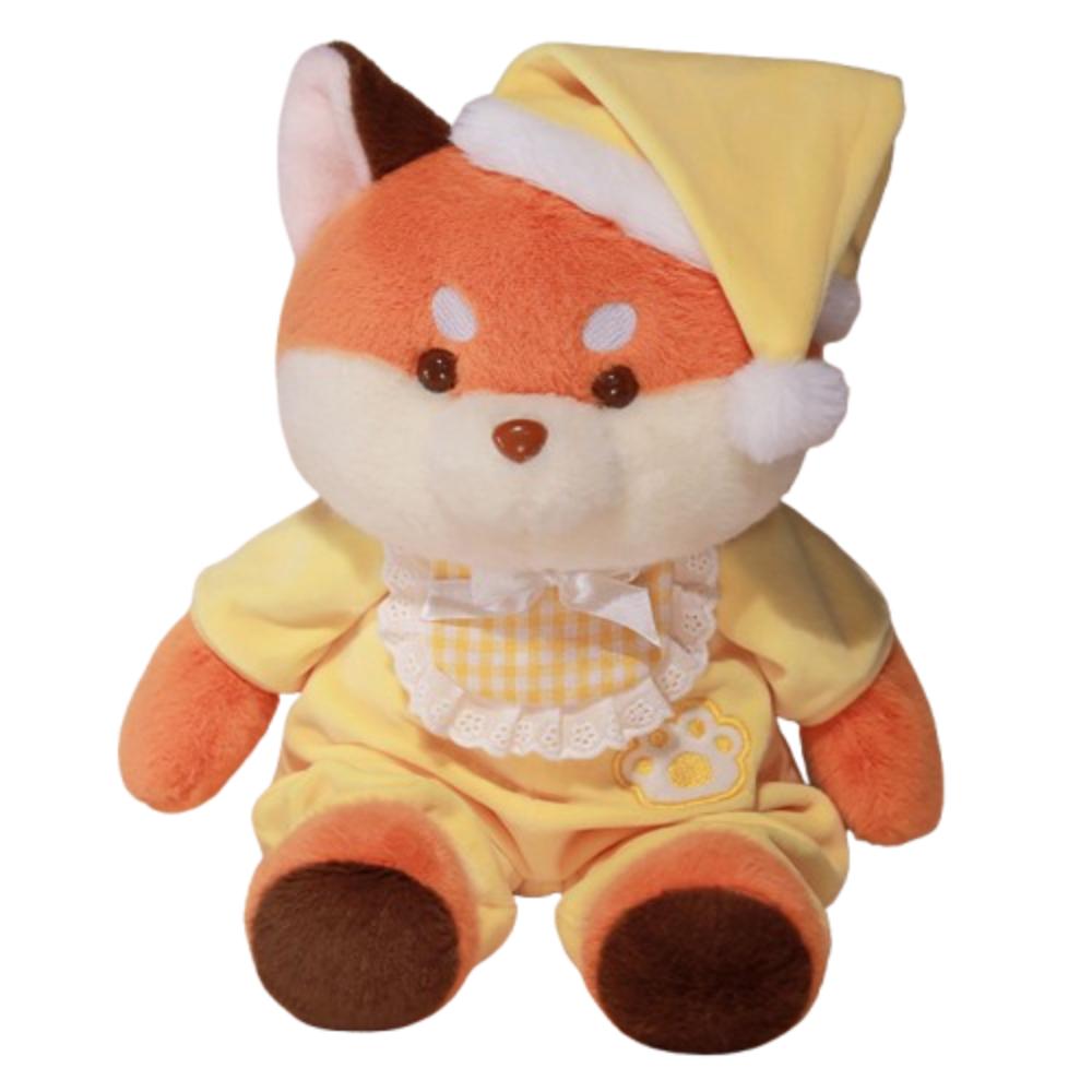 Fluffy Pajamas Dog Doll With Hat Clothes Animal Plushies Dolls Koala Plush Toys  Party Supplies
