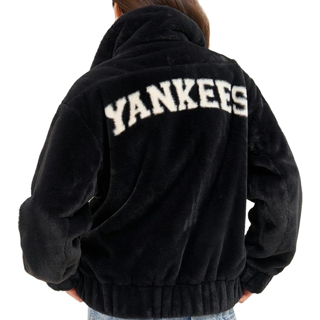 MLB Velvet feel Coat Unisex Black 3AFDV0236