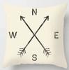 Geometric Abstract Pattern Plush Square Cushion Cover Family Chair Living Room Bedroom Sofa Decorative Pillowcase 45X45Cm
