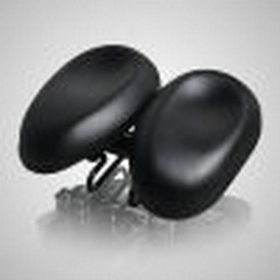 

Thickened Wide Soft Saddle: Comfortable, Elastic, No-Nose Adjustable Mountain Bike Seat Cushion чёрный
