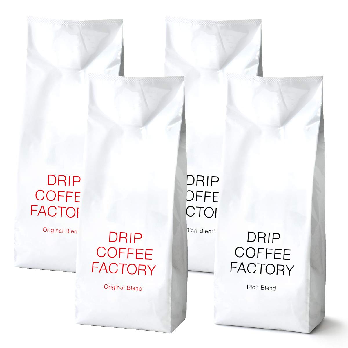 Drip Coffee Factory Regular Rich Original Assortment Set 2kg Ground Medium Roast 500g 2 bags each Total 4