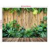 Tropical Bamboo Wall Background - Polyester Jungle and Beach Scenes, Perfect for Photo Booths and Home Decoration