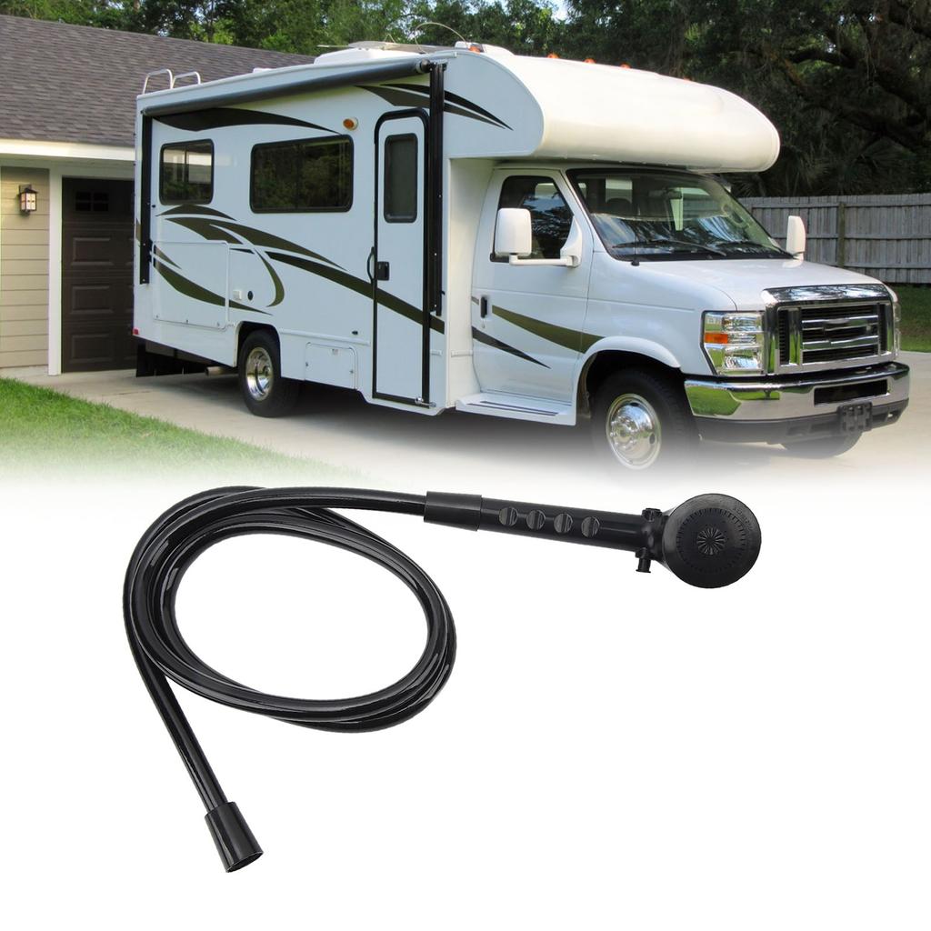 Hand Held Shower Set 1.5m Hose 3 Position Shower Head for RV Van Travel Trailer Motorhome Boat
