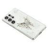 For Samsung Galaxy S23 Ultra Case Electroplated Epoxy Metal Decor TPU + Acrylic Phone Cover Precise Cutouts