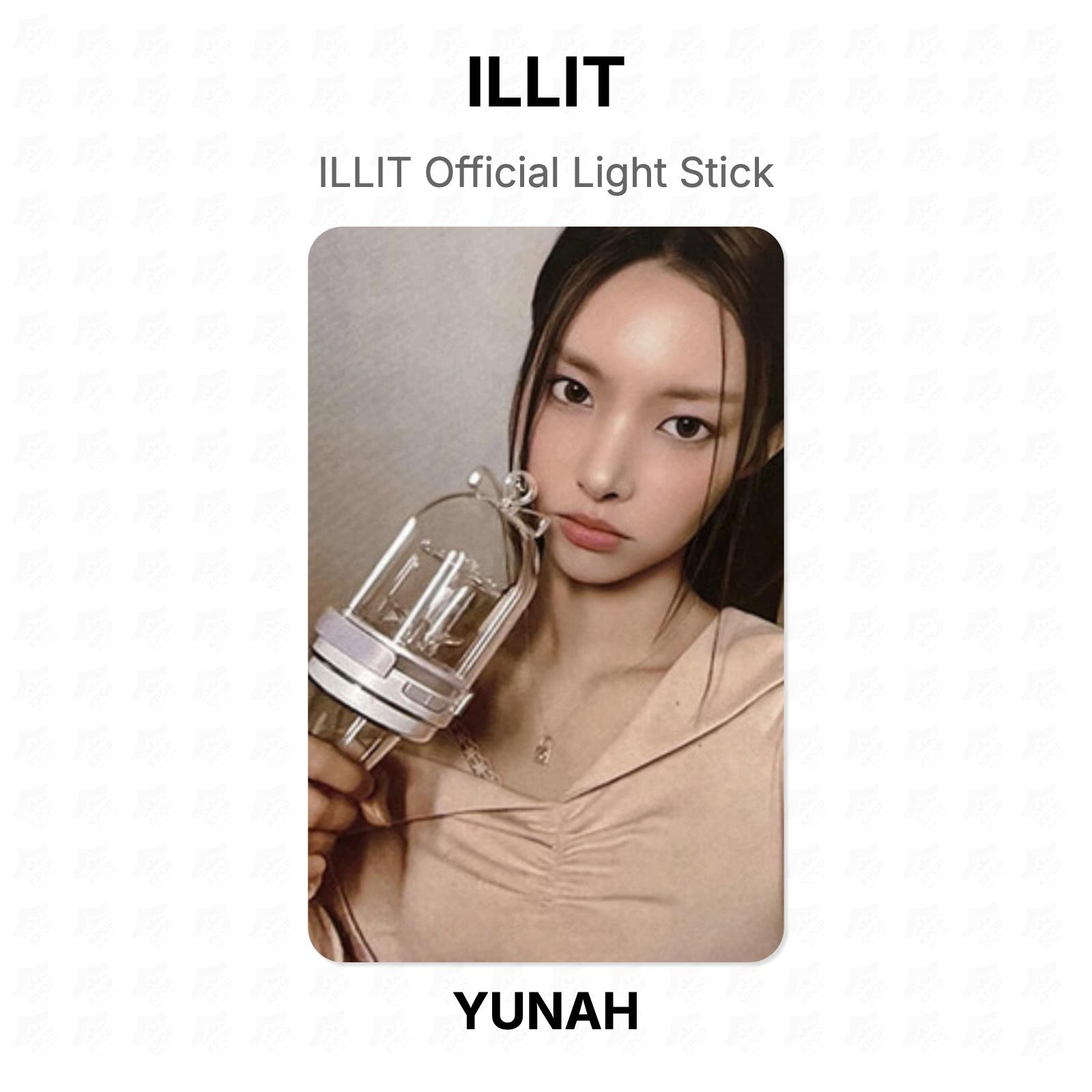 ILLIT Official Light Stick Official Photocard YUNAH