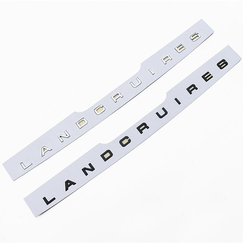 For Toyota Land Cruiser 300 LC300 Engine Cover Decoration Land Cruiser Logo Modification Accessories FJ300 Cover Letter Sticker YU6