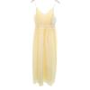 Unused B:MING by BEAMS Gathered Long Cami One Piece M Yellow Women Used