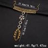 Retro Ethnic Geometric Water Drop Anklet - Bohemian Style Round Foot Ornament