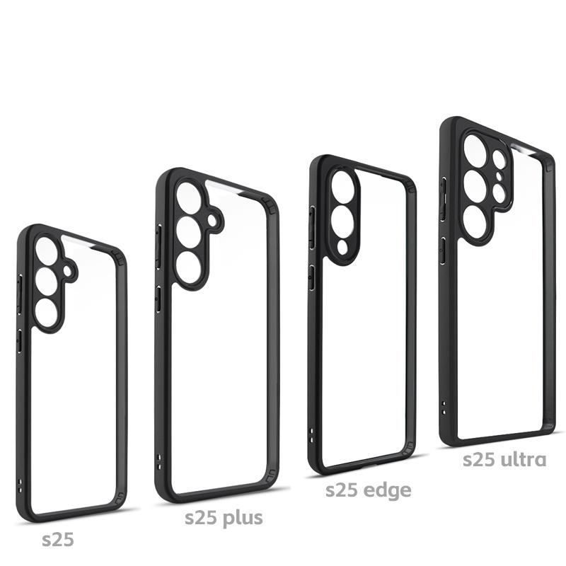 For Samsung Galaxy S25 Ultra S23 Plus S24 FE Transparent Phone Case For Galaxy A17 A07 A06 A16 A26 A36 A56 A55 A54 A35 A15 A25