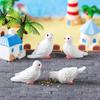 Micro Landscape Sea Bird Seagull Pigeon Miniature Fairy Garden Home Houses Decor Beach Plate Landscaping Decor DIY Accessories