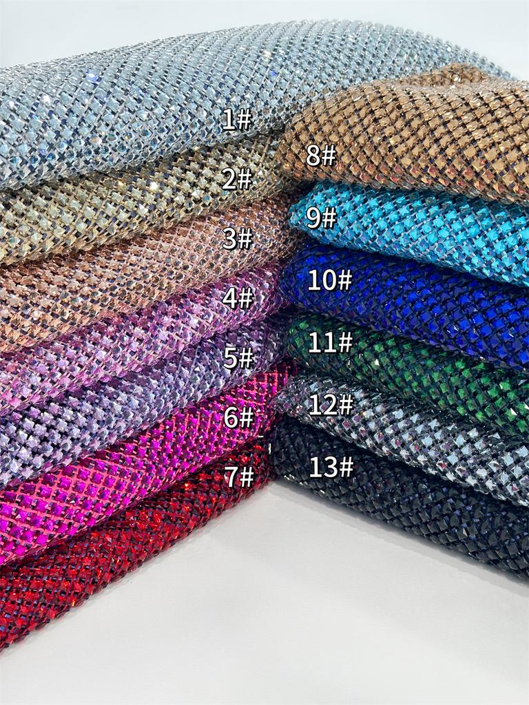 Heavy Process Crystal Decor Gold Stones for Party Dress Series, Embroidery Elastic net Lace, Super Top Quality Fabric For Party