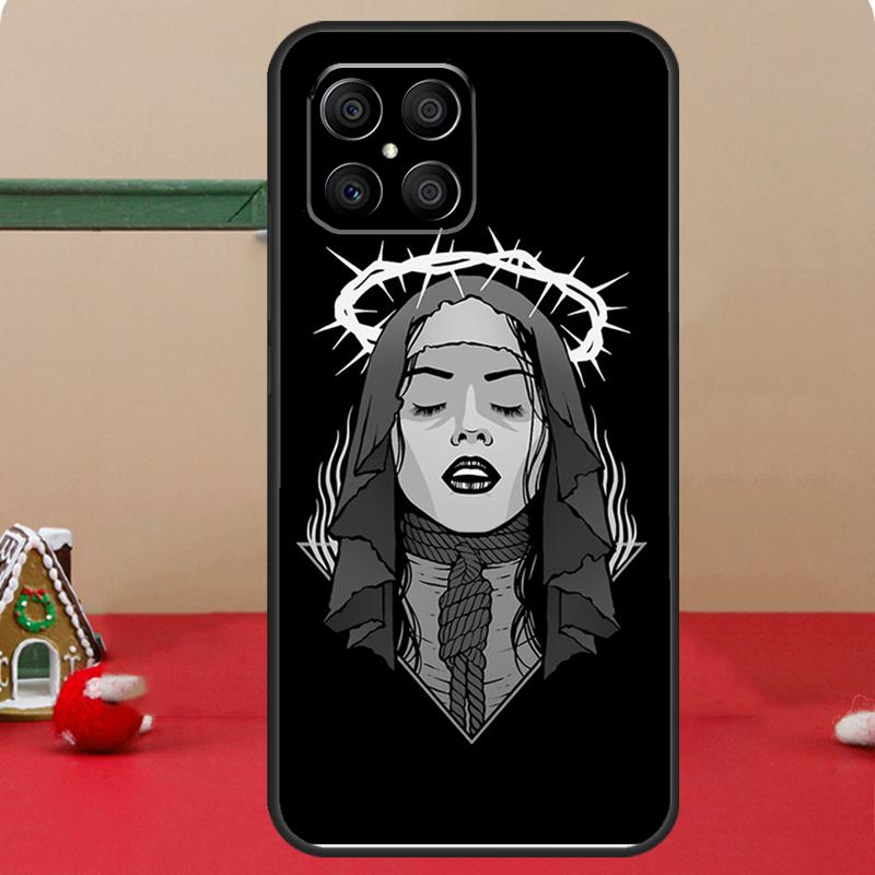 

Nun Pop Art Case For Honor Magic 7 Lite 6 8 Pro Honor 400 200 70 90 X8c X8b X9a X9b X9c X9d Win RT Cover Honor X8b