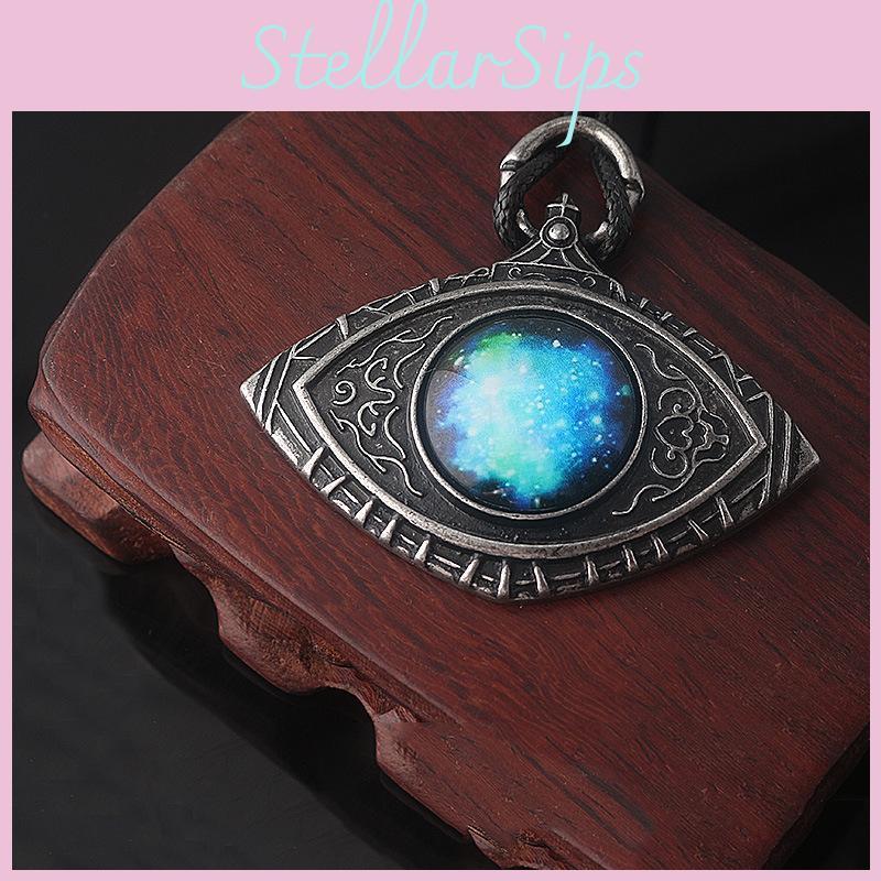 Bloodborne Mensis Brain Starry Sky Pendant Necklace With Alloy Chain For Game Character Cosplay