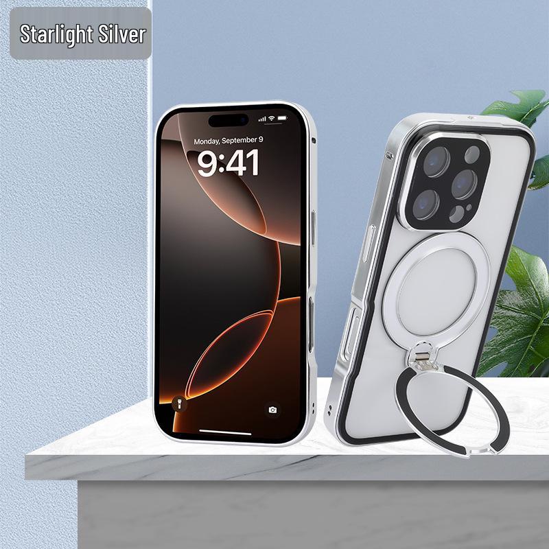 Magneto Magnetische Metallhülle mit drehbarem Ständer für iPhone 17 Pro