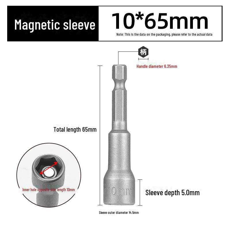 Green Forest Magnetic Hex Socket No. 6 for Electric Screwdriver & Hand Drill