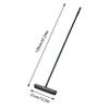 Rug Brush Silicone Bristle Long Handle Cleaner Carpet Hair Removal Tool Floor Scrub Brush For Floor Shower Bathroom Bedroom