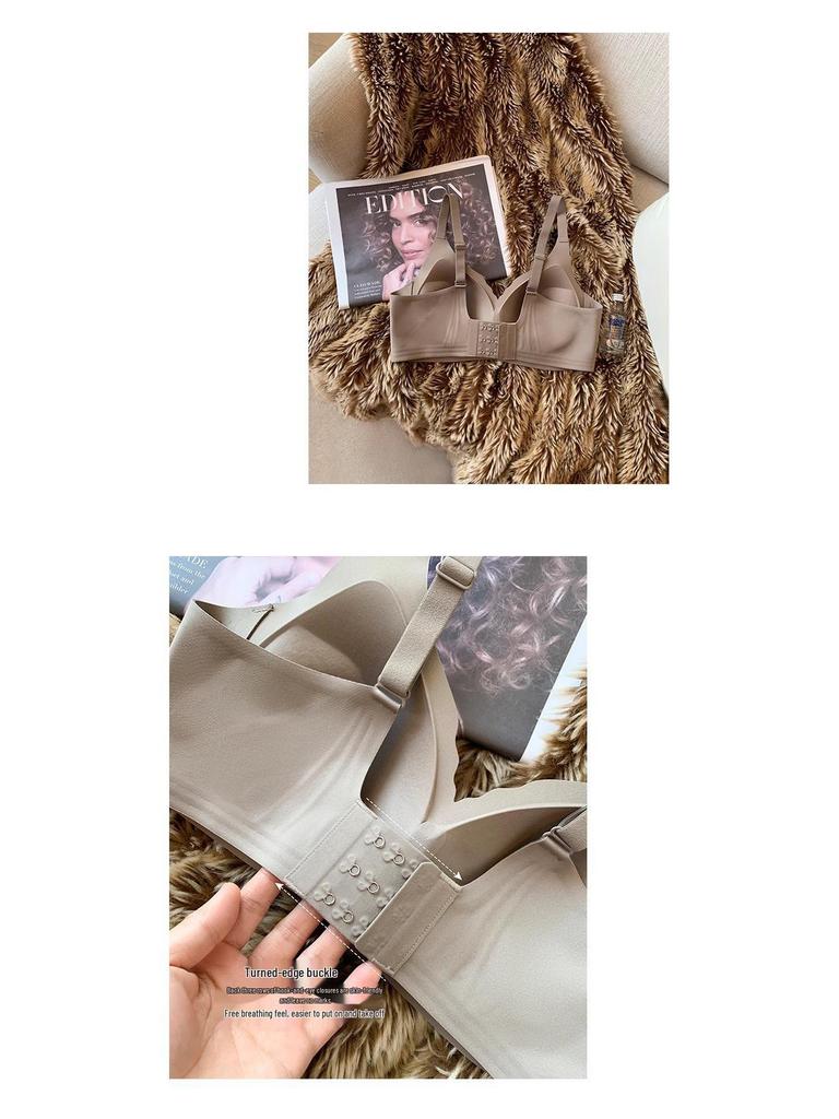 Nude Lift Nahtloser Push-Up-BH für Damen - Weich, Bügellos, Handflächen-Cup, Kleine Brustvergrößerung, Seitenstütze