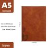 A5 Sheepskin Leather Notebook - Retro Soft Business Diary Planner with Custom Logo