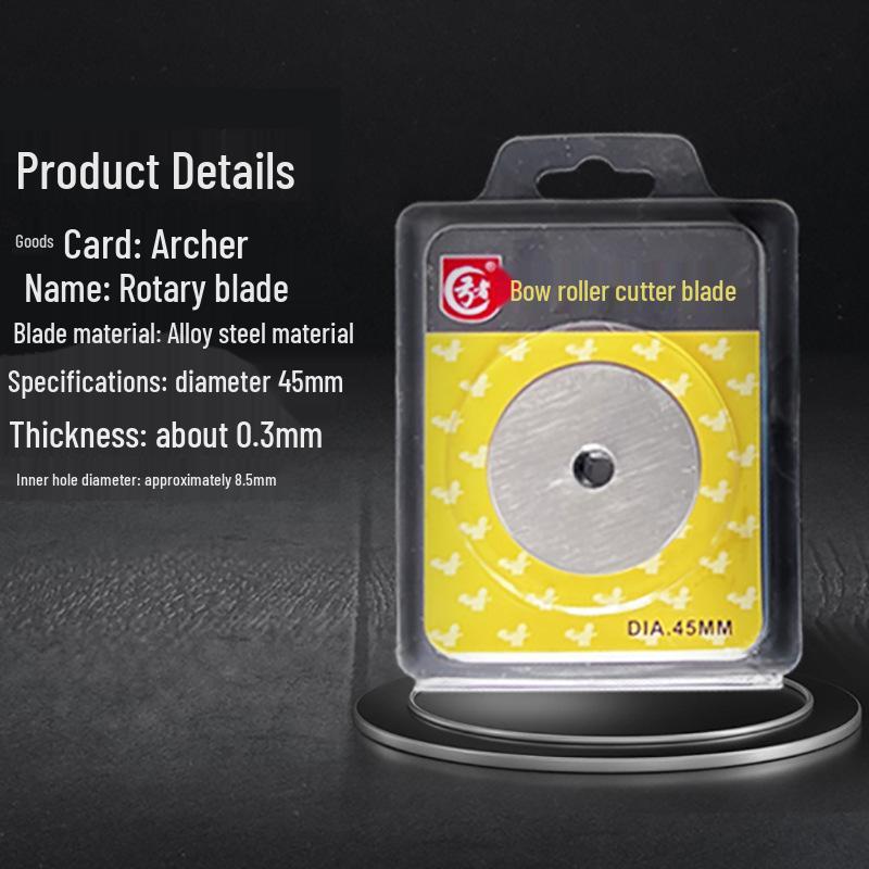 

Роликовый нож Bowman Original 45 мм с плоской резинкой для ткани и рукоделия