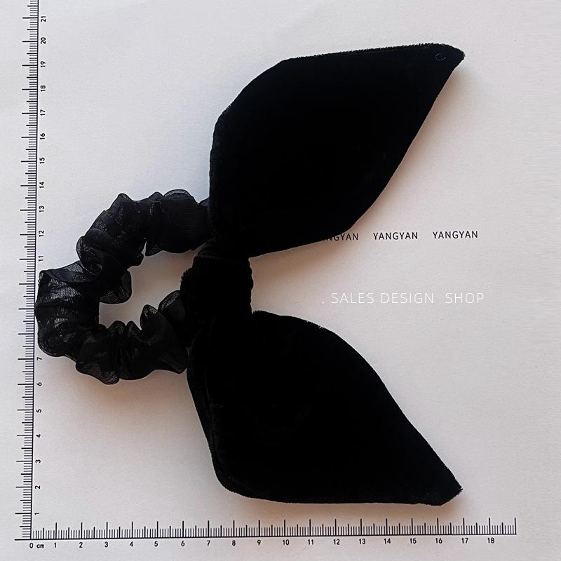 Velvet Bow Hair Tie - Autumn/Winter Fashion Hair Accessory for Women