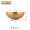 Korean 304 stainless steel noodle bowl commercial gold ramen bowl snail noodle bowl mixed with rice bowl big soup bowl