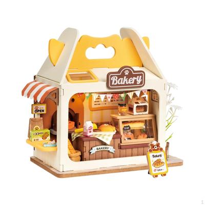 DIY Miniature Doll House Building Blocks Easy To Assemble Educational Toy Birthday Gifts Artwork