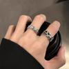 Ring - Geschlechtsspezifisch, Nischen-Design, Einfacher Fingerring, Minimalistischer Stil, Raffinierter Look, Offener Ring