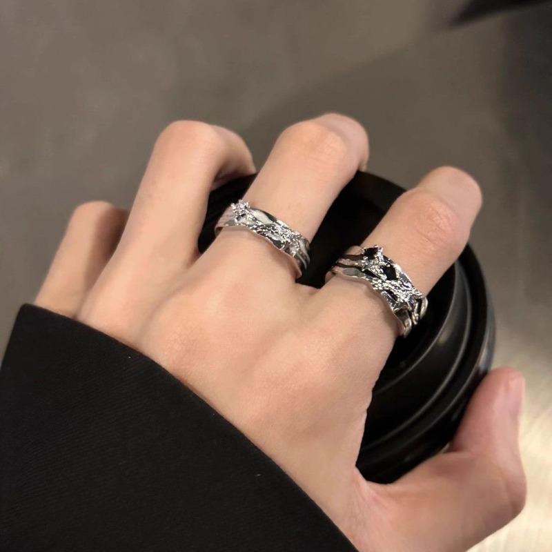 Bague - Genre spécifique, Design de niche, Bague de doigt simple, Style minimaliste, Look sophistiqué, Bague ouverte
