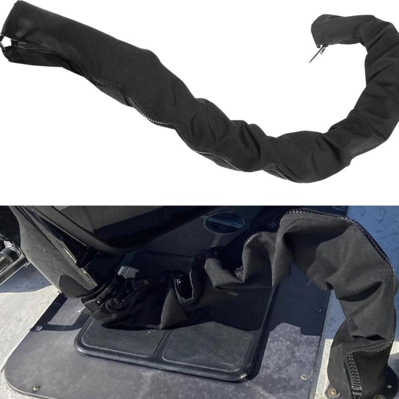 Boats Zippered Rigging Sleeve Quick Install Zippers Cable Sleeve Trolling Motor Cable Organizers for Easy Wire Protections