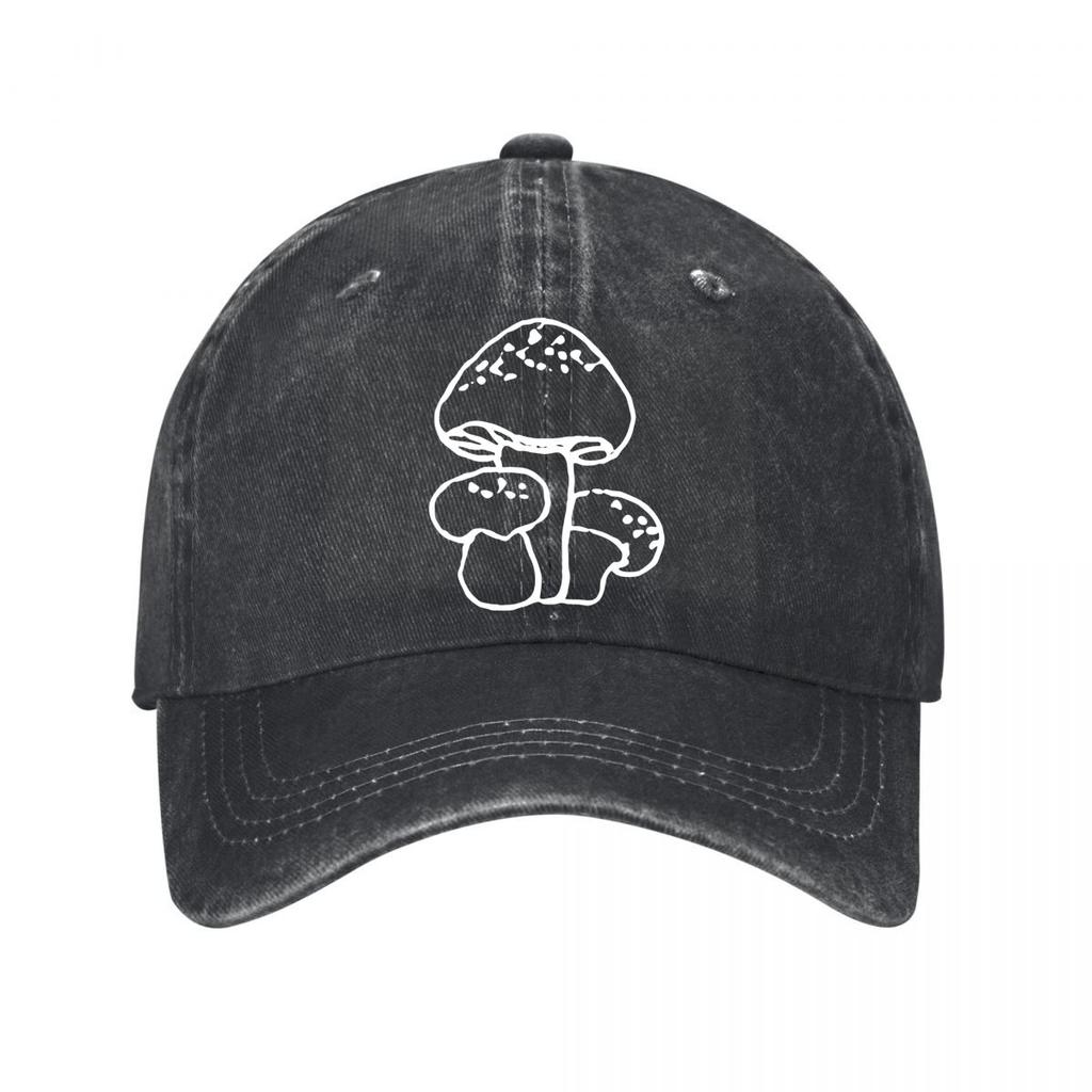 Vintage Mushroom Baseball Cap New Vintage Washed Cotton Baseball Cap Parent Kids Sun Hats