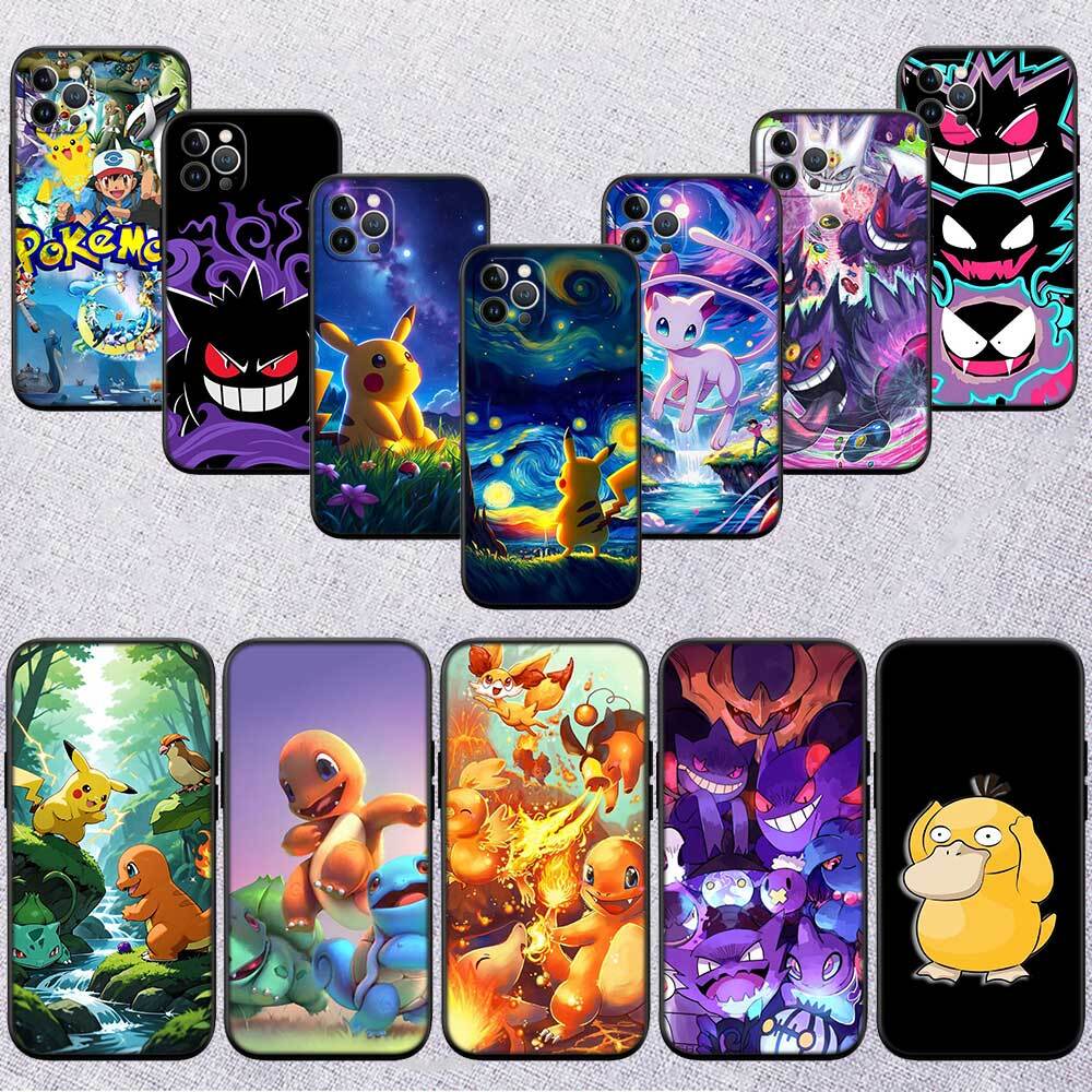 Pokemon Phone Case for Motorola Edge 60 60s 70 G86 G56 G54 E14 G04S G45 G54 G64 X30 X40 X50 S30 S50 Pro Power Tylus