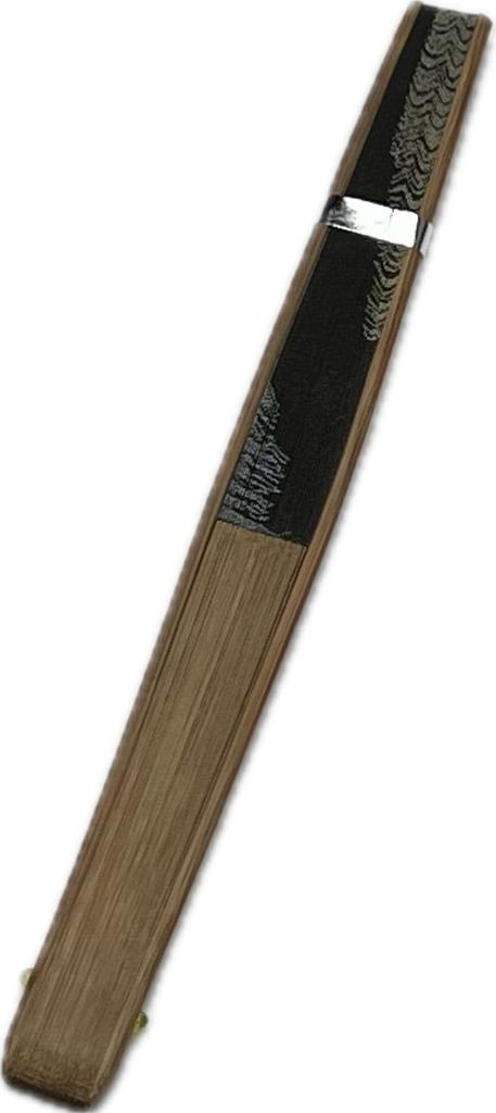 Shikebiki Kyoto Made In for Personal Paper 22cm Long X 38cm Wide When Open Fan, Japan, Men, Use, Gift, Double-Sided Fan,