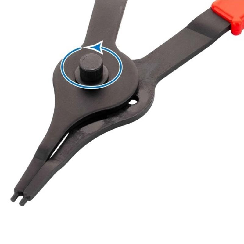 Heavy Duty Snap Ringing Pliers Kit Internal & External Circlip Tool 10 Piece For Car Brake System And Machinery Maintenance