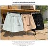 2026 Summer Women's Slimming A-line Wide-leg Shorts - Korean Style, Versatile, Casual Fit