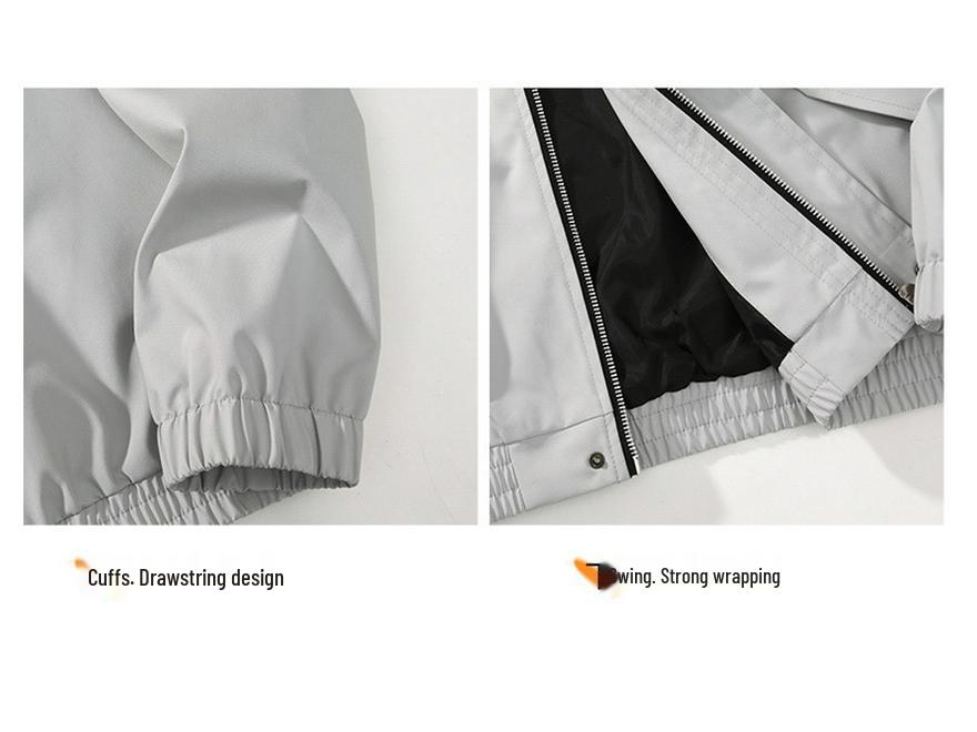 Veste tendance style coréen à revers trois rayures: Vêtements d'extérieur décontractés, coupe-vent et résistants à l'usure pour le printemps et l'automne