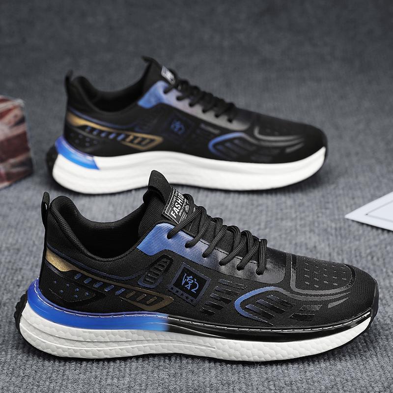 Men's breathable mesh sports shoes summer non-slip soft-sole comfort outdoor casual running shoes fashion student exam sneakers